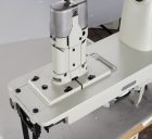 WR-9822<span>Double Needle Roller Feed With Backtracking & Thread Trimmer With Short Thrum & Auto Lifter Postbed Sewing Machine ( Small Postbed )</span>