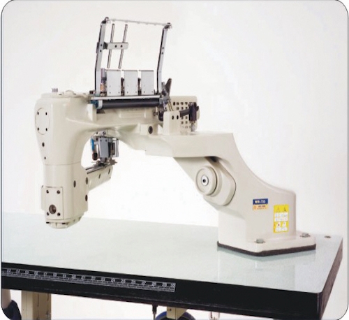 WR-700<span>4-Needle, 6-Thread, Feed-off-The-Arm, Interlock Stitch Machine For Flat Seaming. More Options For Your Efficiency And Convenience.</span>